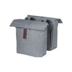 Dobbelt cykeltaske Basil City 28 til 32 liter 30 x 18 x 49 cm - gr melee