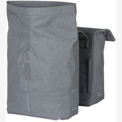 Dobbelt cykeltaske Basil City 28 til 32 liter 30 x 18 x 49 cm - gr melee
