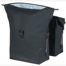 Dobbelt cykeltaske Basil SoHo Nordlicht 41 liter 31 x 13 x 37 cm - sort