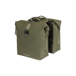 Dobbelt cykeltaske Basil SoHo Nordlicht 41 liter 31 x 13 x 37 cm - mosgrn