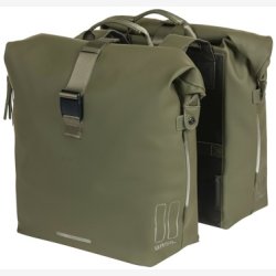 Dobbelt cykeltaske Basil SoHo Nordlicht 41 liter 31 x 13 x 37 cm - mosgrn