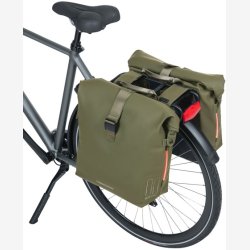 Dobbelt cykeltaske Basil SoHo Nordlicht 41 liter 31 x 13 x 37 cm - mosgrn