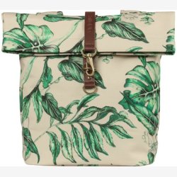 Dobbelt cykeltaske Basil Ever-Green 28 til 32 liter 28 x 16 x 35 cm - sandshell beige