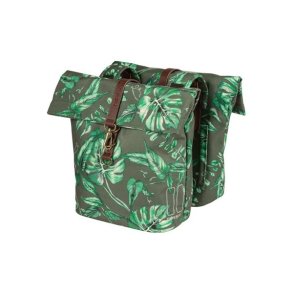 Dobbelt cykeltaske Basil Ever-Green 28 til 32 liter 28 x 16 x 35 cm - timiangrn