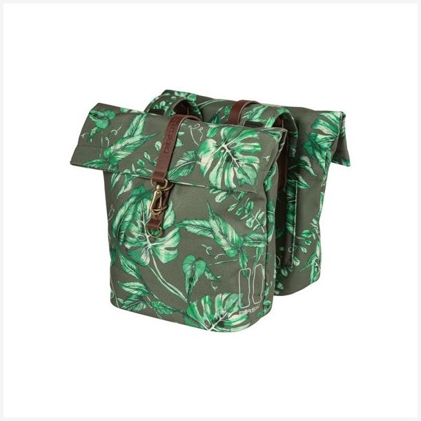 Dobbelt cykeltaske Basil Ever-Green 28 til 32 liter 28 x 16 x 35 cm - timiangrn