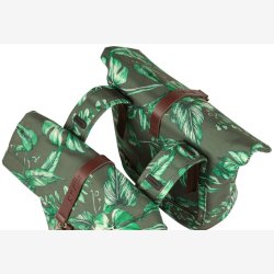 Dobbelt cykeltaske Basil Ever-Green 28 til 32 liter 28 x 16 x 35 cm - timiangrn