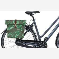 Dobbelt cykeltaske Basil Ever-Green 28 til 32 liter 28 x 16 x 35 cm - timiangrn