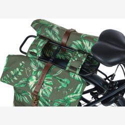 Dobbelt cykeltaske Basil Ever-Green 28 til 32 liter 28 x 16 x 35 cm - timiangrn