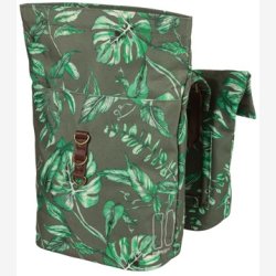 Dobbelt cykeltaske Basil Ever-Green 28 til 32 liter 28 x 16 x 35 cm - timiangrn