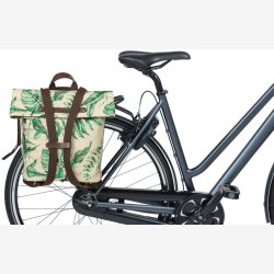 Cykeltaske Basil Ever Green 14-19 liter 28 x 16 x 35 cm - beige