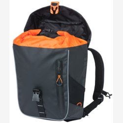 Cykelrygsk Basil Miles Tarpaulin 17 liter 31 x 17 x 44 cm - sort orange, vandtt