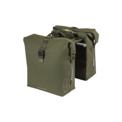 Dobbelt cykeltaske Basil SoHo Nordlicht MIK 41 liter 31 x 13 x 37 cm - mosgrn