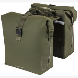 Dobbelt cykeltaske Basil SoHo Nordlicht MIK 41 liter 31 x 13 x 37 cm - mosgrn