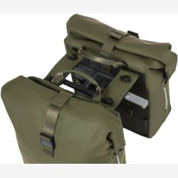 Dobbelt cykeltaske Basil SoHo Nordlicht MIK 41 liter 31 x 13 x 37 cm - mosgrn