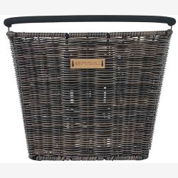 Cykelkurv for front Basil Bremen Rattan Look KF 27 x 35 x 29 cm - nature brown