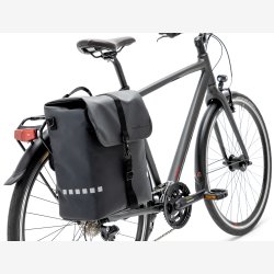 Cykeltaske New Looxs Odense 17,5 liter 32 x 16 x 38 cm - sort
