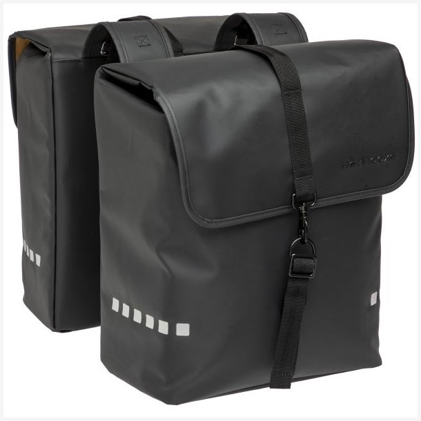 Dobbelt cykeltaske New Looxs Odense 39 liter 34 x 16 x 38 cm - sort