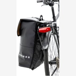 Cykelrygsk New Looxs Odense 18 liter 30 x 17 x 43 cm - sort, vandtt