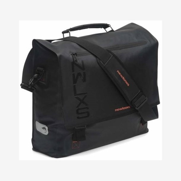 Cykeltaske til computer New Looxs Varo Messenger 15 liter 39 x 30 x 13 cm - sort, vandtt