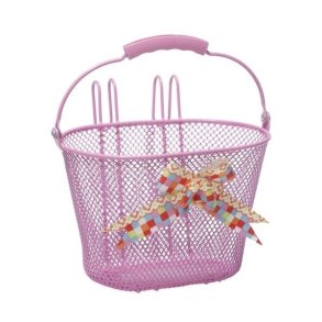 Junior cykelkurv New Looxs Astri Girls 8 liter 26 x 17 x 17,5 cm - arabella pink