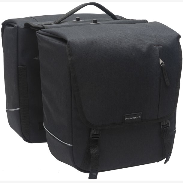 Dobbelt cykeltaske New Looxs Nova Double Detachable 32 liter 35 x 35 x 15 cm (2x) - sort