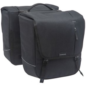 Dobbelt cykeltaske New Looxs Nova Double Racktime 32 liter 35 x 35 x 15 cm(2x) - sort