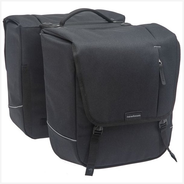 Dobbelt cykeltaske New Looxs Nova Double Racktime 32 liter 35 x 35 x 15 cm(2x) - sort