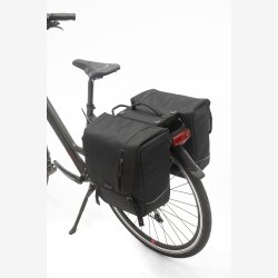 Dobbelt cykeltaske New Looxs Nova Double Racktime 32 liter 35 x 35 x 15 cm(2x) - sort