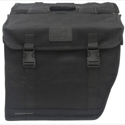 Dobbelt cykeltaske New Looxs Canvas Hybride 46,5 liter 39 x 33 x 19 cm (2x) - sort