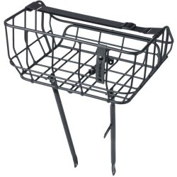Cykelkurv Basil Portland Front 25 liter 43 x 36 x 22 cm - mat sort