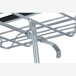 Cykelkurv Basil Portland Front 25 liters 43 x 36 x 22 cm - chrome