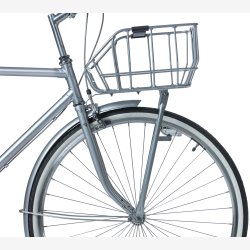 Cykelkurv Basil Portland Front 25 liters 43 x 36 x 22 cm - chrome