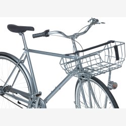 Cykelkurv Basil Portland Front 25 liters 43 x 36 x 22 cm - chrome