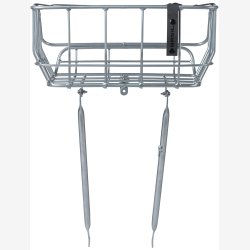 Cykelkurv Basil Portland Front 25 liters 43 x 36 x 22 cm - chrome