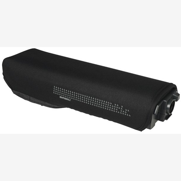 Basil Rear Battery Cover - cover for Bosch battery in luggage carrier - black