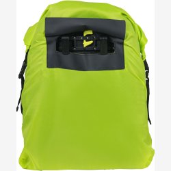 Regnslag til cykeltaske  Basil Keep Dry and Clean - lodret - neongul, reflekterende