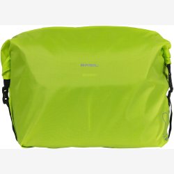 Regnslag til cykeltaske Basil Keep Dry and Clean - vandret - neongul, reflekterende