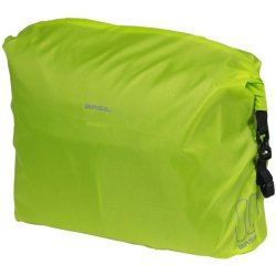 Regnslag til cykeltaske Basil Keep Dry and Clean - vandret - neongul, reflekterende