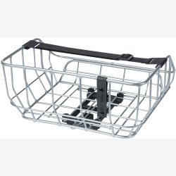 Fahrradkorb Basil Portland Rear MIK 25 liter 43 x 36 x 22 cm - chrome
