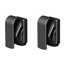 Basil Hook-On system - s�t med 2 kroge - sort