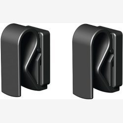 Basil Hook-On system - s�t med 2 kroge - sort