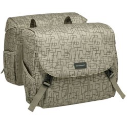 New Looxs dobbelt cykeltaske Mondi Joy 38 liter 37 x 16 x 32 cm (2x) - beige