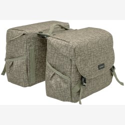 New Looxs dobbelt cykeltaske Mondi Joy 38 liter 37 x 16 x 32 cm (2x) - beige