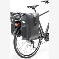 Dobbelt cykeltaske New Looxs Varo Racktime 40 liter 28 x 43 x 17 cm (x2) - sort, vandtt