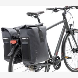 Dobbelt cykeltaske New Looxs Varo Racktime 40 liter 28 x 43 x 17 cm (x2) - gr, vandtt