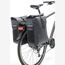Dobbelt cykeltaske New Looxs Varo Racktime 40 liter 28 x 43 x 17 cm (x2) - gr, vandtt