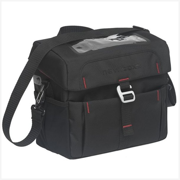 Cykel styrtaske New Looxs Vigo Klickfix 8,5 liter 26 x 15 x 22 cm - sort
