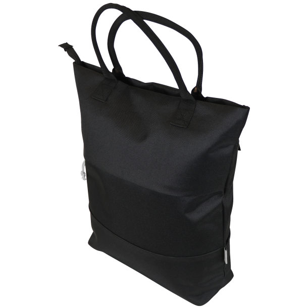 Cykeltaske Edge Trendy Shopper 20 liter 40 x 33 x 16 cm - sort