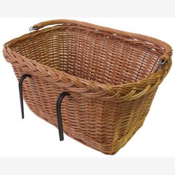 Wicker cykelkurv Basil Davos - 46x29x22 cm - natural