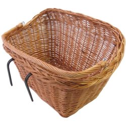 Cykelkurv i naturflet Basil Dublin - 49x34x27 cm